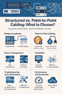 Structured Vs. Point-To-Point Cabling: What To Choose? 9 Point-to-point vs structured cabling