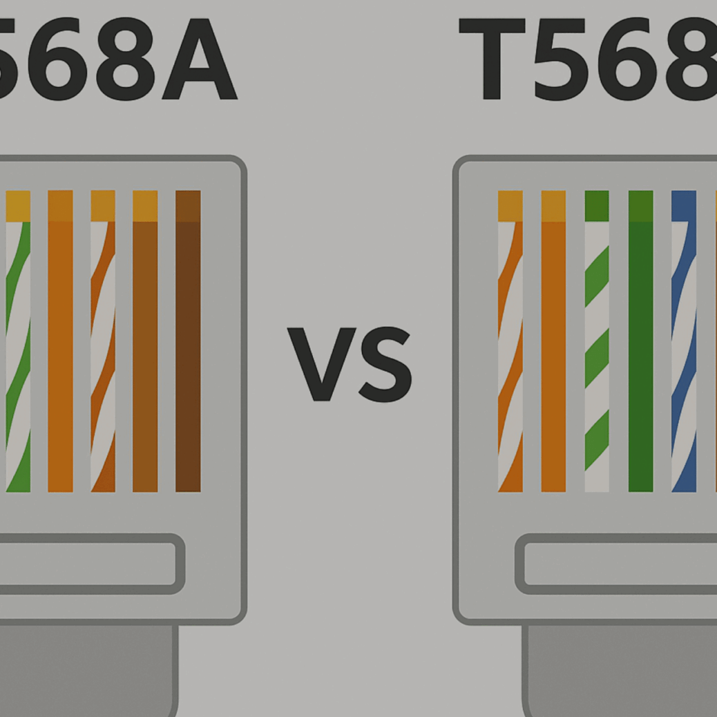 Comparison of T568A vs T568B Cabling Standards