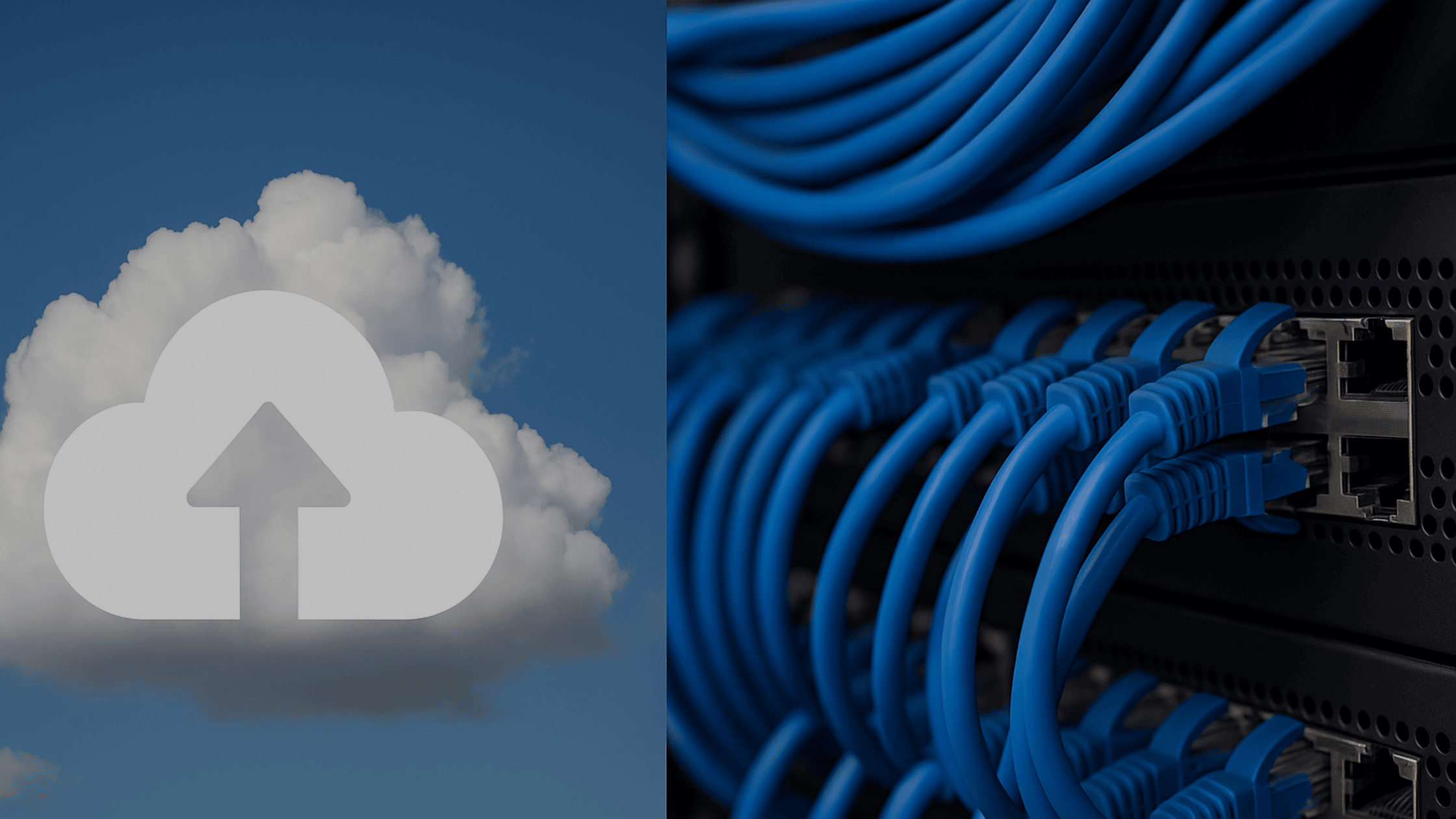Structured cabling installation supporting hybrid it infrastructure for cloud computing.
