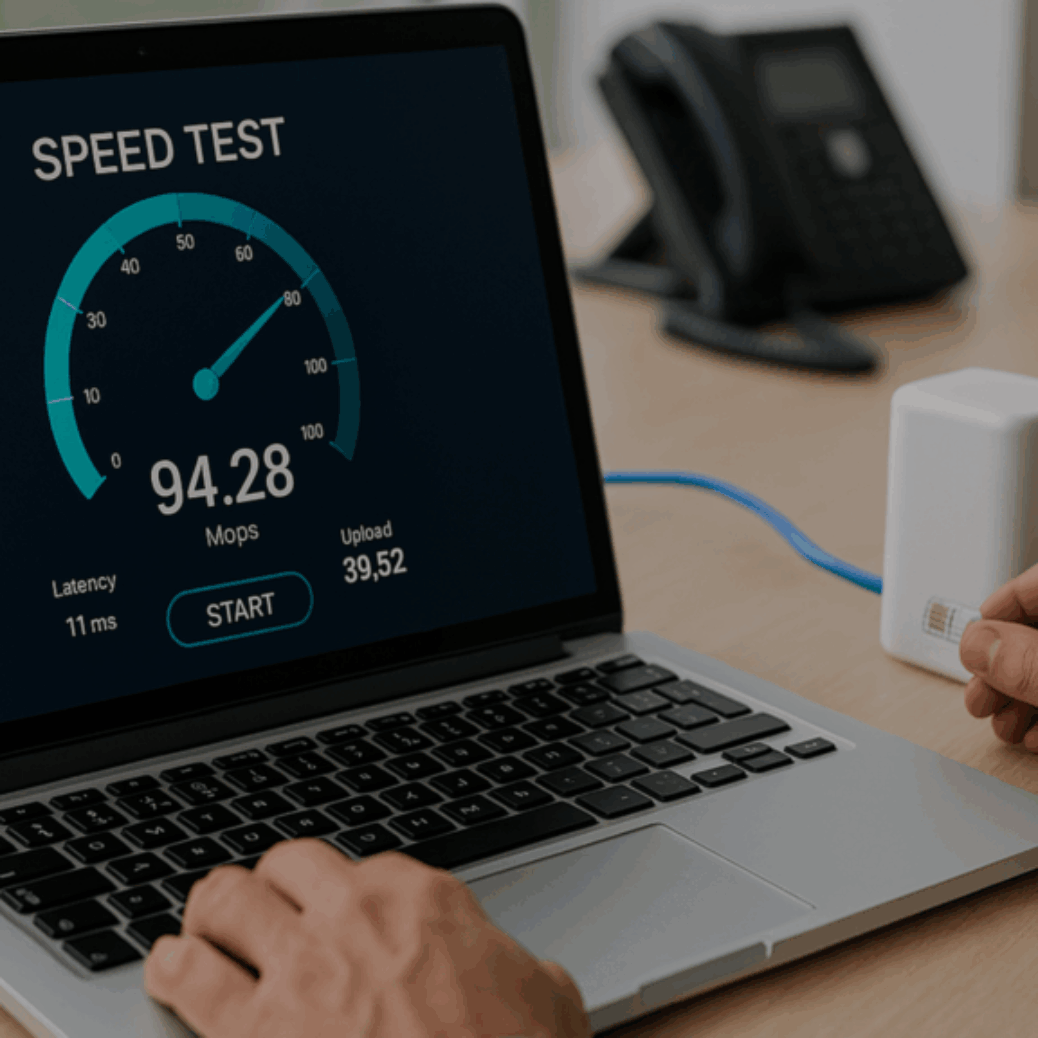 test ISP connection before network setup