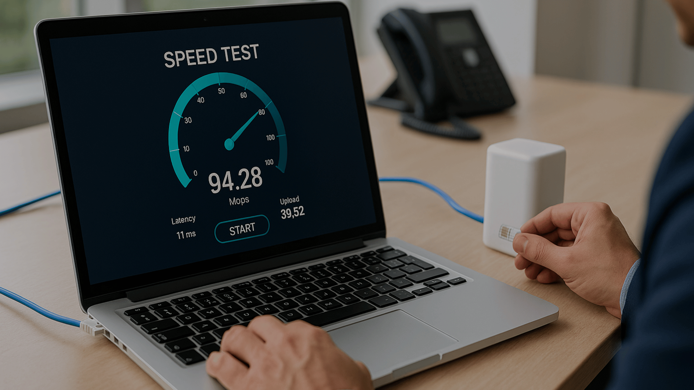 Test isp connection before network setup