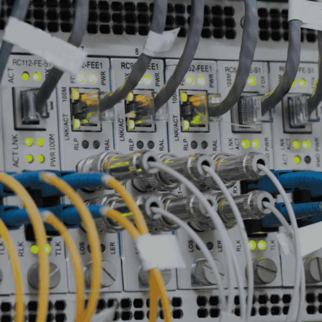 Office structured cabling installation