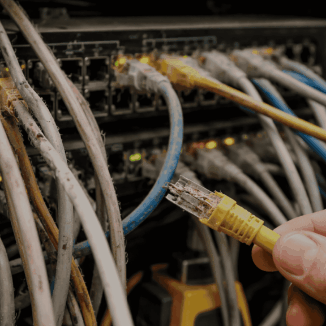 warning signs to change network cables in business office